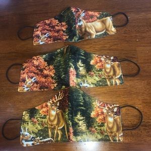 Handmade face mask deer outdoor hunting